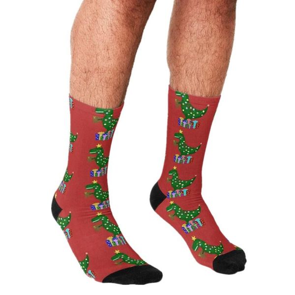 men's socks funny personality christmas t rex pattern printed hip hop happy cute boys street style crazy for men, Black
men's socks funny personality christmas t rex pattern printed hip hop happy cute boys street style crazy for men, Black