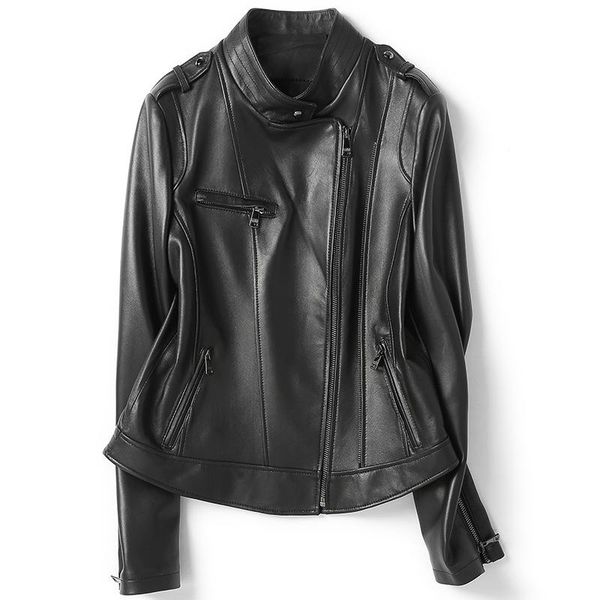 women's jackets leather jacket short 2021 spring and autumn korean locomotive sheep, Black;brown
women's jackets leather jacket short 2021 spring and autumn korean locomotive sheep, Black;brown