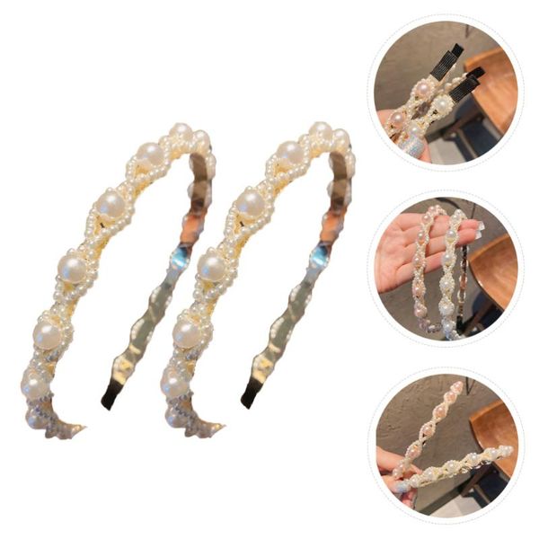 hair clips & barrettes 2pcs decorative hoops lovely hairbands pearl ornament headbands (white), Golden;silver
hair clips & barrettes 2pcs decorative hoops lovely hairbands pearl ornament headbands (white), Golden;silver