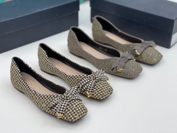 summer and autumn new net red rhinestone bow flat single shoes sandals women wild plaid cloth shallow mouth square toe women's, Black
summer and autumn new net red rhinestone bow flat single shoes sandals women wild plaid cloth shallow mouth square toe women's, Black