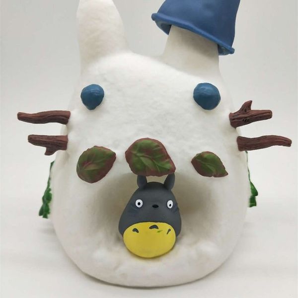 hayao miyazaki chinchilla snowman decoration doll piggy bank cartoon cash box gift
