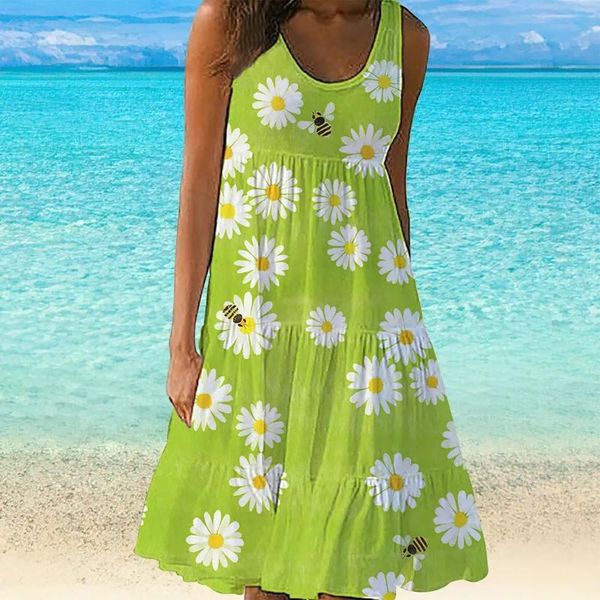 casual dresses little fresh cute a-line dress women summer sleeveless floral print boho beach loose mini party sundress, Black;gray
casual dresses little fresh cute a-line dress women summer sleeveless floral print boho beach loose mini party sundress, Black;gray