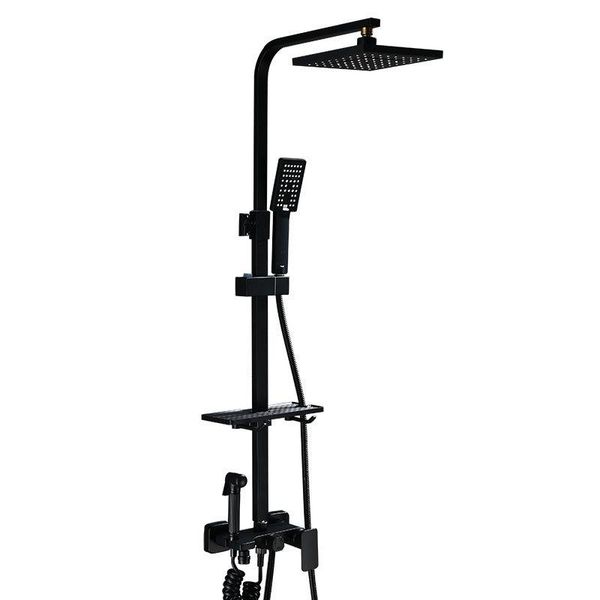 bathroom shower sets matte black faucet set withe shelf rainfall mixer tap bathtub 3-way mixe
bathroom shower sets matte black faucet set withe shelf rainfall mixer tap bathtub 3-way mixe