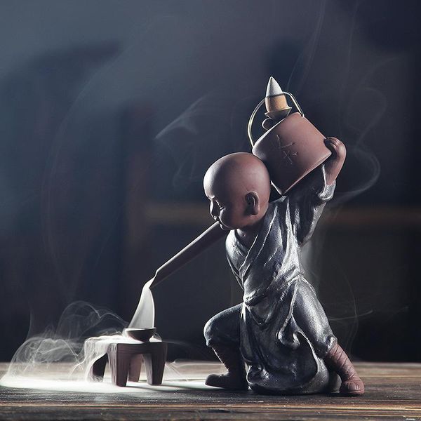 fragrance lamps chinese kungfu tea design shape backflow incense burner creative little monk ceramic buddhism buddha home decor
fragrance lamps chinese kungfu tea design shape backflow incense burner creative little monk ceramic buddhism buddha home decor