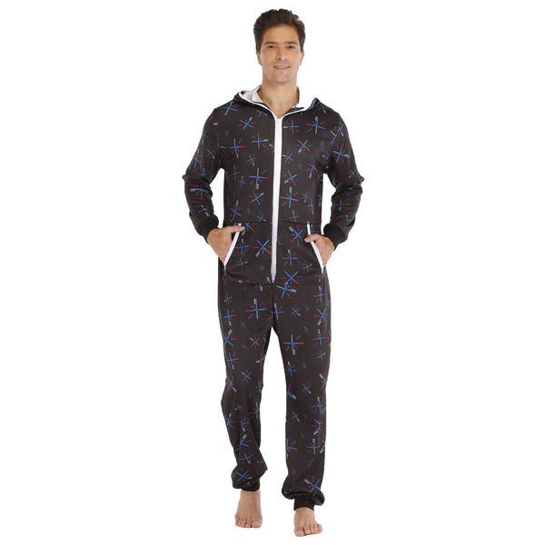 sleepwear fashion pajamas men's halloween camouflage pentagram animal print bodysuit one piece, Black;brown
sleepwear fashion pajamas men's halloween camouflage pentagram animal print bodysuit one piece, Black;brown