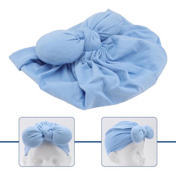 1pc bow cotton baby cap summer hat outdoor infant caps & hats, Yellow