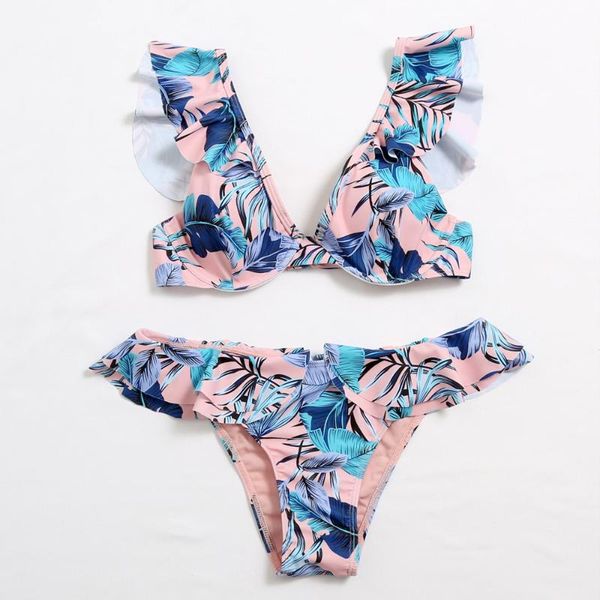 women's swimwear bikinis women swimsuit 2021 women's split leaf printed bikini maillot de bain femme, White;black
women's swimwear bikinis women swimsuit 2021 women's split leaf printed bikini maillot de bain femme, White;black