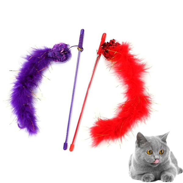 cat toys 2pcs sound paper wand training interactive plush funny playing (random color)
cat toys 2pcs sound paper wand training interactive plush funny playing (random color)