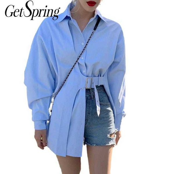 getspring women shirt irregular cotton woman blouses shirts asymmetry long sleeve casual bloues blue black 210601, White
getspring women shirt irregular cotton woman blouses shirts asymmetry long sleeve casual bloues blue black 210601, White