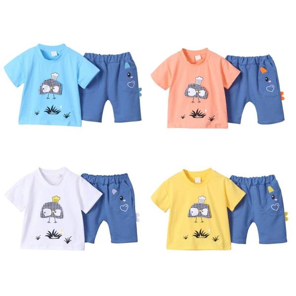 summer boys clothes cartoon t-shirt print short-sleeved casual jeans denim shorts children clothing outfits 1-4 years sets, White
summer boys clothes cartoon t-shirt print short-sleeved casual jeans denim shorts children clothing outfits 1-4 years sets, White