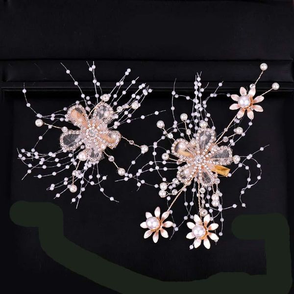 hair clips & barrettes 1sets bride' pink silk flower pearl rhinestone handmade pin comb for wedding lady elegant ornament ea, Golden;silver
hair clips & barrettes 1sets bride' pink silk flower pearl rhinestone handmade pin comb for wedding lady elegant ornament ea, Golden;silver