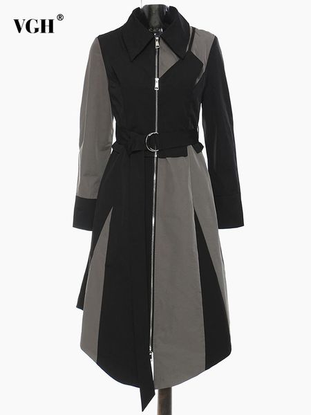 women's trench coats chicever casual patchwork colorblock asymmetrical fake two piece for women lapel long sleeve female fashion autumn, Tan;black
women's trench coats chicever casual patchwork colorblock asymmetrical fake two piece for women lapel long sleeve female fashion autumn, Tan;black