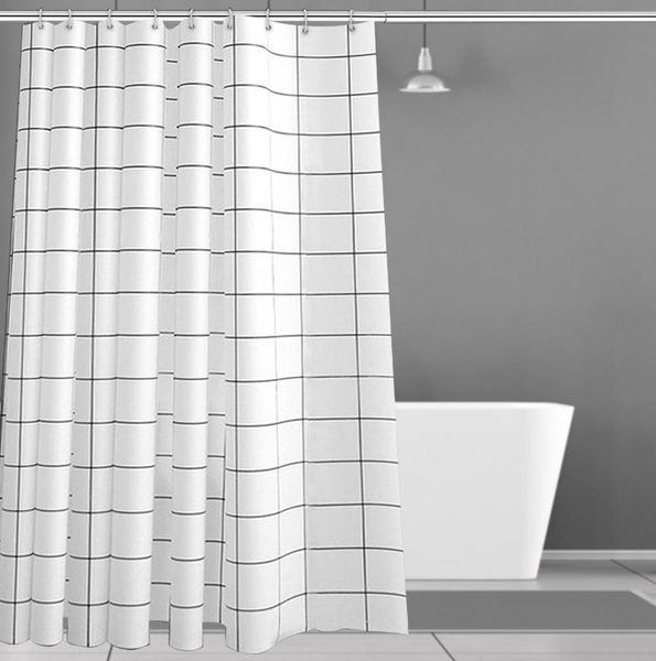 black white grid shower curtain peva bathroom curtains fabric washable grommets mildew waterproof modern home decoration
black white grid shower curtain peva bathroom curtains fabric washable grommets mildew waterproof modern home decoration
