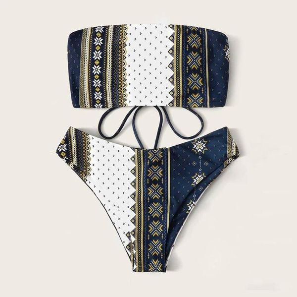 vintage bandeau swimsuit two-piece suit pulling costumes tube exotic set trajes de bano biquinis women's swimwear, White;black
vintage bandeau swimsuit two-piece suit pulling costumes tube exotic set trajes de bano biquinis women's swimwear, White;black