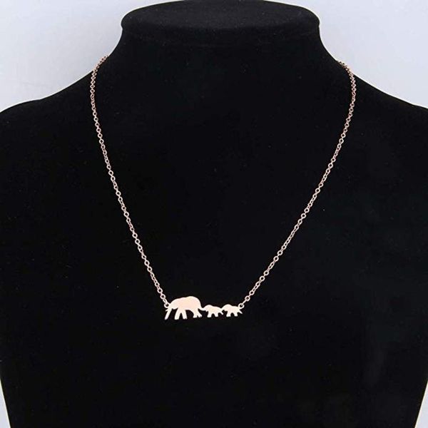 pendant necklaces stainless steel lucky elephant necklace for women family jewelry gifts collares de moda 2021 para mujer, Silver
pendant necklaces stainless steel lucky elephant necklace for women family jewelry gifts collares de moda 2021 para mujer, Silver