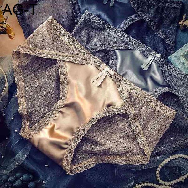 lace underpants female ice traceless middle low waist girl's pure cotton crotch antibacterial triangle pants, Black;pink
lace underpants female ice traceless middle low waist girl's pure cotton crotch antibacterial triangle pants, Black;pink