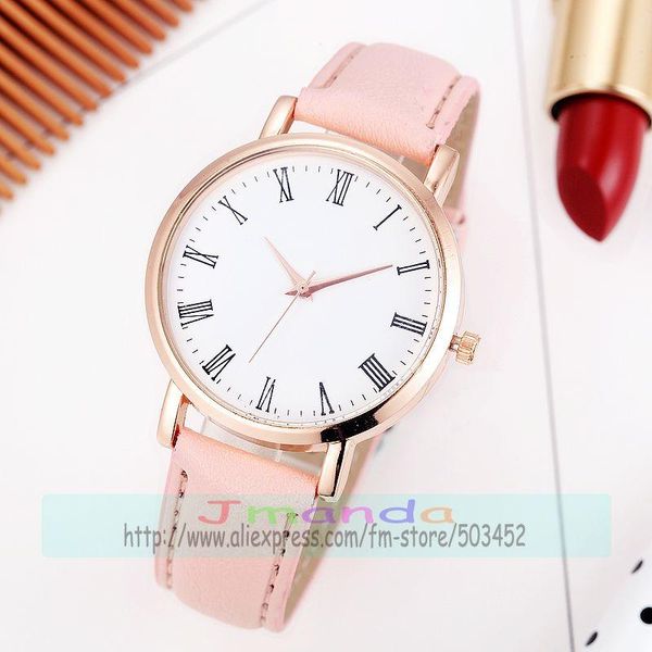 wristwatches 100pcs/lot 5610 fashion no logo rose gold case leather watch wrap quartz casual roman number wrist wholesale clock, Slivery;brown
wristwatches 100pcs/lot 5610 fashion no logo rose gold case leather watch wrap quartz casual roman number wrist wholesale clock, Slivery;brown