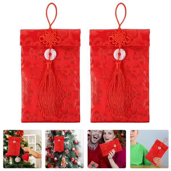 2pcs year red envelope brocade pocket silk chinese hongbao gift wrap
2pcs year red envelope brocade pocket silk chinese hongbao gift wrap