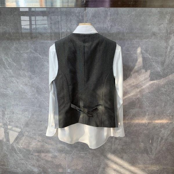 men's vests style british business suit vest pockets single breasted v-neck spliced mens korean fashion sleeveless casual, Black;white
men's vests style british business suit vest pockets single breasted v-neck spliced mens korean fashion sleeveless casual, Black;white