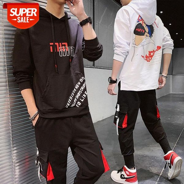 net celebrity functional wind sweater suit male korean style trendy fashion men's handsome two-piece #un8e, Black
net celebrity functional wind sweater suit male korean style trendy fashion men's handsome two-piece #un8e, Black