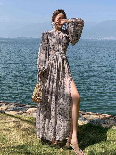 casual dresses 2022 open waist vacation chiffon beach dresses broken flower dresses legal system round neck fashion women's summer, Black;gray
casual dresses 2022 open waist vacation chiffon beach dresses broken flower dresses legal system round neck fashion women's summer, Black;gray
