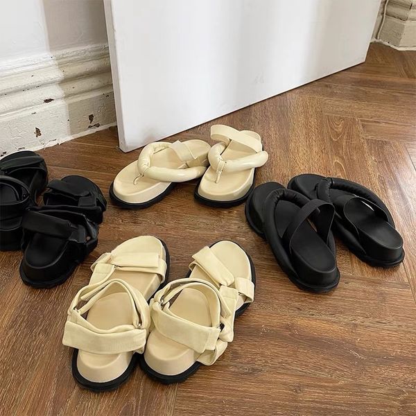 sandals narrow band outdoor chunky slippers women slides brand design platform summer beach dad 0z2e, Black
sandals narrow band outdoor chunky slippers women slides brand design platform summer beach dad 0z2e, Black