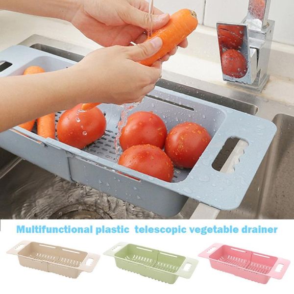 kitchen storage & organization water drain plastic retractable vegetable drainer sink fruit drying rack household basket for home
kitchen storage & organization water drain plastic retractable vegetable drainer sink fruit drying rack household basket for home