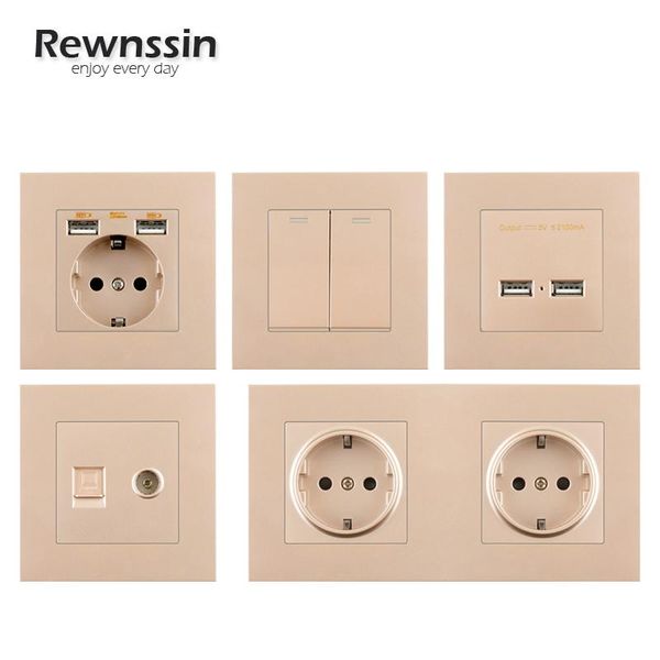 smart home control charging plug eu french power outlet light button switch 1 2 3 4 gang push data port rj45 tv wall socket golden plastic p
smart home control charging plug eu french power outlet light button switch 1 2 3 4 gang push data port rj45 tv wall socket golden plastic p