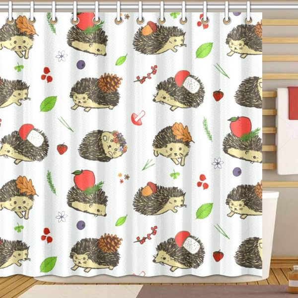hedgehog forest animals shower curtain bathroom sets, novelty bath decoration polyester curtain
hedgehog forest animals shower curtain bathroom sets, novelty bath decoration polyester curtain