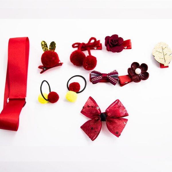 18pcs/set cute cartoon animal elephant rubber band hairpin hair ring accessories set fashion jewelry red series clips & barrettes, Golden;silver
18pcs/set cute cartoon animal elephant rubber band hairpin hair ring accessories set fashion jewelry red series clips & barrettes, Golden;silver