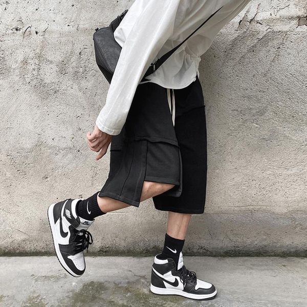 man's ins dark high street irregular patchwork stereoscopic knee length retro hiphop loose summer shorts dk33 men's, White;black
man's ins dark high street irregular patchwork stereoscopic knee length retro hiphop loose summer shorts dk33 men's, White;black