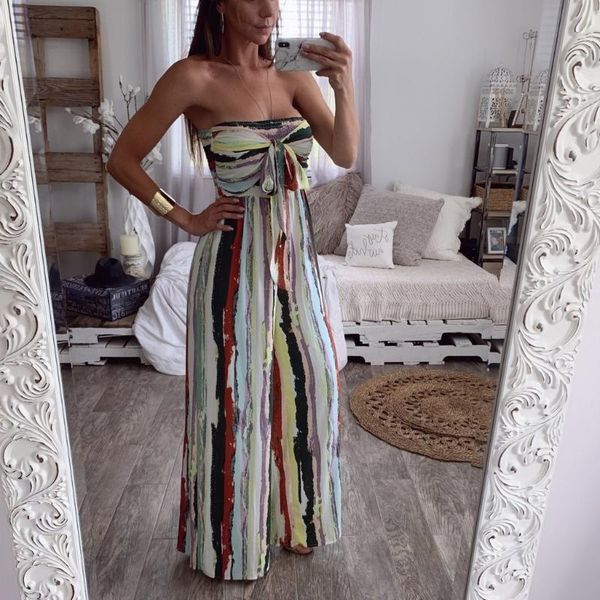 women's jumpsuits & rompers 2021 off shoulder striped women jumpsuit body fashion casual loose bow print playsuit summer sexy, Black;white
women's jumpsuits & rompers 2021 off shoulder striped women jumpsuit body fashion casual loose bow print playsuit summer sexy, Black;white