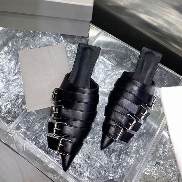 slippers muller shoes women spring summer 2021 wear net red lazy flat baotou half sandals and, Black 
slippers muller shoes women spring summer 2021 wear net red lazy flat baotou half sandals and, Black