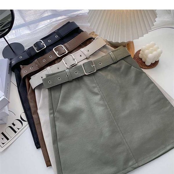 autumn and winter solid color high waist thin pu leather skirt a-line short boot 211112, Black
autumn and winter solid color high waist thin pu leather skirt a-line short boot 211112, Black
