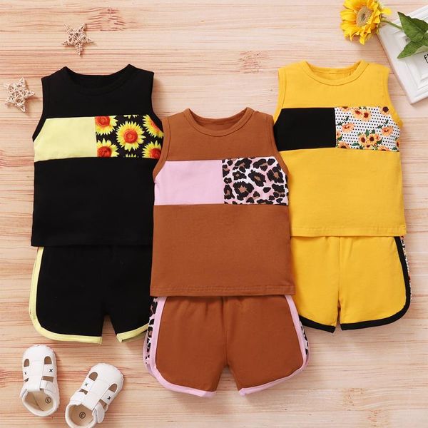 summer toddler baby boys girls clothes born kids sleeveless daisy leopard printed +shorts outfits set 1 2 3 4 5 years clothing sets, White
summer toddler baby boys girls clothes born kids sleeveless daisy leopard printed +shorts outfits set 1 2 3 4 5 years clothing sets, White