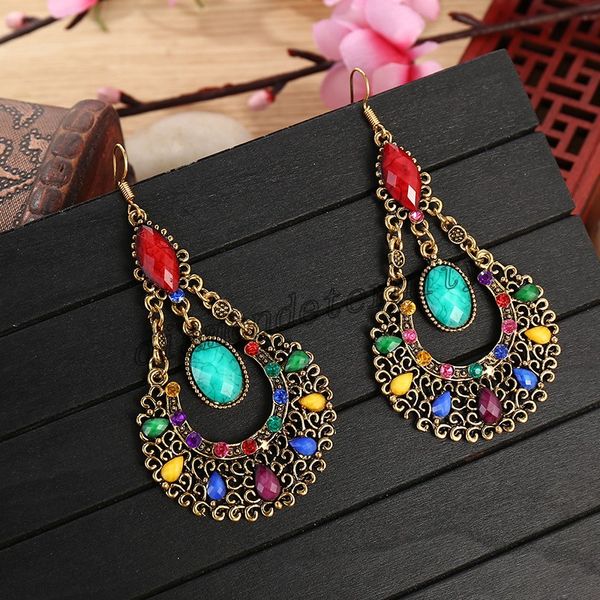 bohemia long rhinestone drop earrings for women vintage hollow geometric acrylic earrings ethnic style female party gift jewelry, Silver
bohemia long rhinestone drop earrings for women vintage hollow geometric acrylic earrings ethnic style female party gift jewelry, Silver