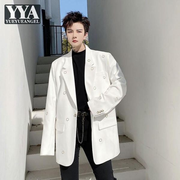 men's suits & blazers hip hop loose casual men single button long sleeve spring autumn designer suit jackets korean style mens blazer c, White;black
men's suits & blazers hip hop loose casual men single button long sleeve spring autumn designer suit jackets korean style mens blazer c, White;black