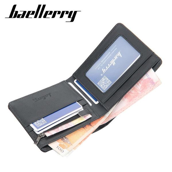 baellerry men's short wallet genuine leather multi-card slot open youth zipper purse fashion mony bag wallets, Red;black
baellerry men's short wallet genuine leather multi-card slot open youth zipper purse fashion mony bag wallets, Red;black