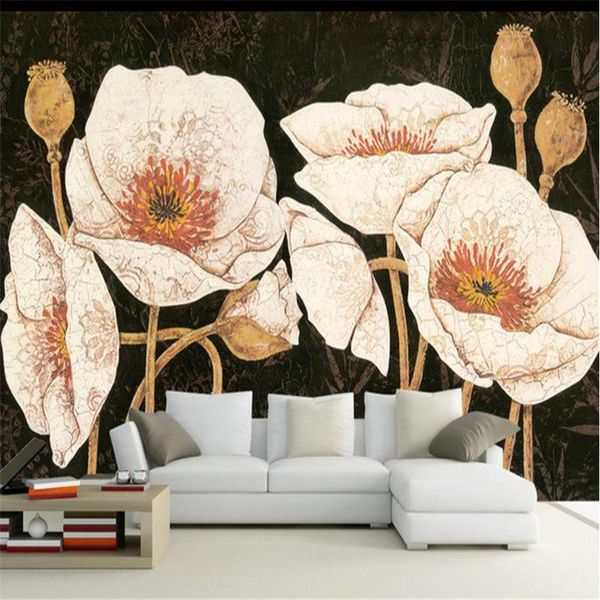 wallpapers custom 3d po wallpaper vintage large stereo flower living room bedroom sofa tv background wall mural
wallpapers custom 3d po wallpaper vintage large stereo flower living room bedroom sofa tv background wall mural