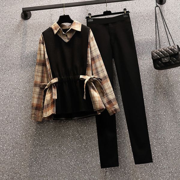 women's two piece pants spring plus female size fat mm loosely western style of two garments fashion tender temperament and autumn yh1b, White
women's two piece pants spring plus female size fat mm loosely western style of two garments fashion tender temperament and autumn yh1b, White