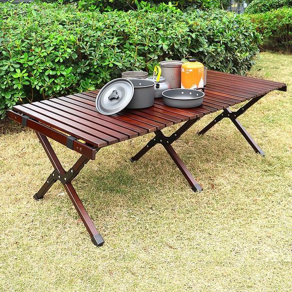 camp furniture outdoor portable egg-roll solid wooden table terrace for living room bbq and picnic brown
camp furniture outdoor portable egg-roll solid wooden table terrace for living room bbq and picnic brown