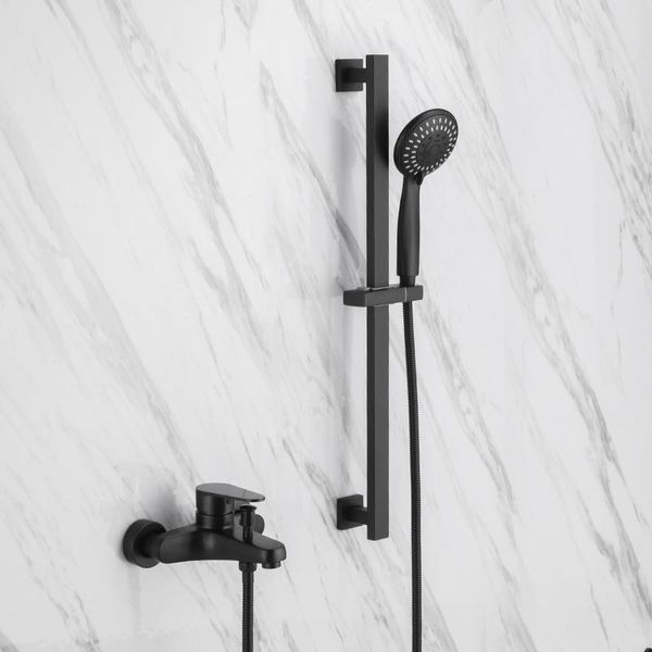 black shower mixing faucet wall mounted bathroom single handle mixer tap & head sets &shower slide bar-a
black shower mixing faucet wall mounted bathroom single handle mixer tap & head sets &shower slide bar-a
