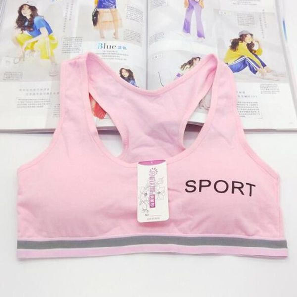 gym clothing 1pc cotton lovely girls letters printing sports bra underwear vest children sport running undies seamless cute tank, White;black
gym clothing 1pc cotton lovely girls letters printing sports bra underwear vest children sport running undies seamless cute tank, White;black