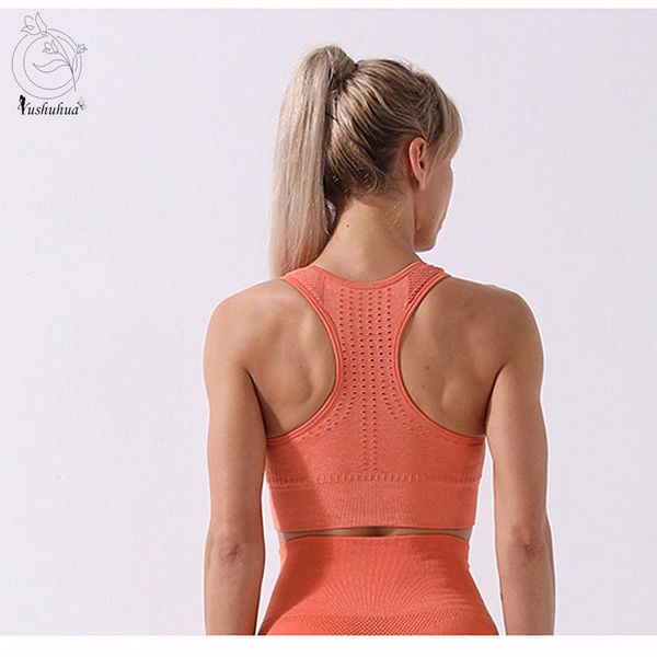 yushuhua women seamless sports bra running workout yoga with gym brassiere energy fitness sportswear clothing, White;black
yushuhua women seamless sports bra running workout yoga with gym brassiere energy fitness sportswear clothing, White;black