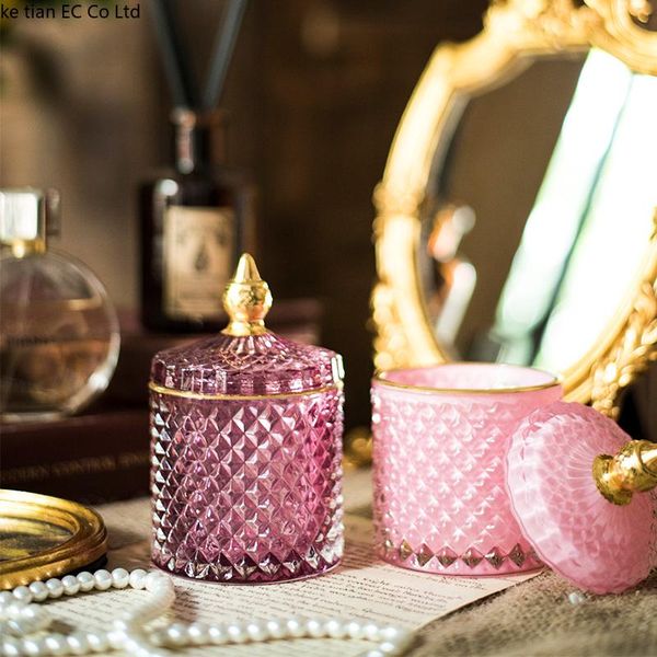french art luxury multicolor glass storage jar bottle with lid minimalist household cotton swab jewelry box bottles & jars
french art luxury multicolor glass storage jar bottle with lid minimalist household cotton swab jewelry box bottles & jars