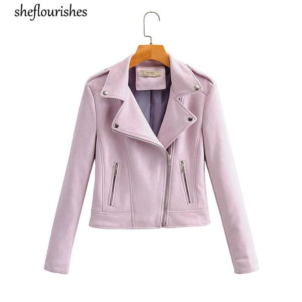 women's leather & faux women pu jacket black purple coat casual suede slim motorcycle soft zipper streetwear fall 2021
women's leather & faux women pu jacket black purple coat casual suede slim motorcycle soft zipper streetwear fall 2021