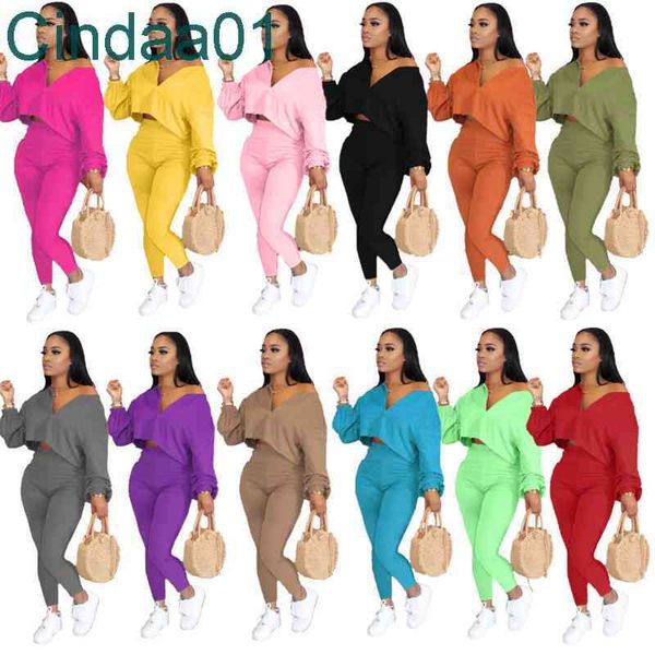 women tracksuits two pieces set designer outfits v neck bat sleeve solid colour autumn temperament leisure long sleeve leggings 11 colours, Gray
women tracksuits two pieces set designer outfits v neck bat sleeve solid colour autumn temperament leisure long sleeve leggings 11 colours, Gray