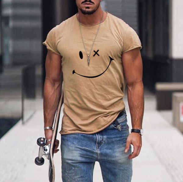 men's t-shirts men cotton short sleeve t shirt fitness slim smiley face printed t-shirt male brand gym tees summer fashion casual clot, White;black
men's t-shirts men cotton short sleeve t shirt fitness slim smiley face printed t-shirt male brand gym tees summer fashion casual clot, White;black