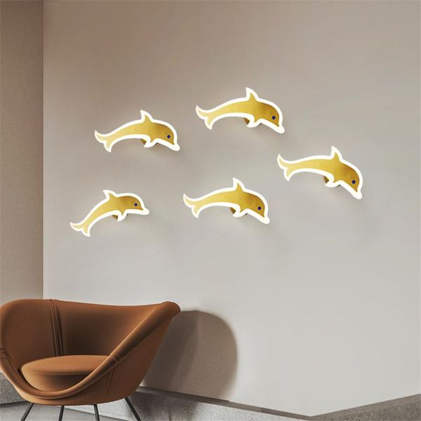 wall lamp modern led dolphin living room background decoration bedroom children's corridor aisle bathroom kitchen lighting
wall lamp modern led dolphin living room background decoration bedroom children's corridor aisle bathroom kitchen lighting