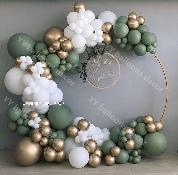 132pcsbaby shower balloon garland arch kit 12ft retro green white gold latex air balloons pack for birthday party decor plie
132pcsbaby shower balloon garland arch kit 12ft retro green white gold latex air balloons pack for birthday party decor plie